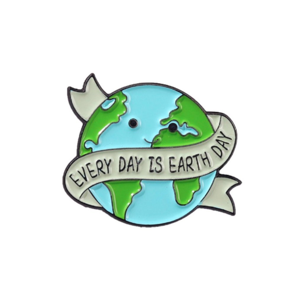 🍏50% OFF/3+... Everyday Is Earth Day Enamel Pin